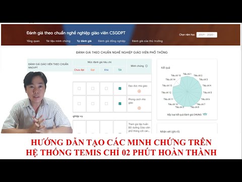 Video Hướng dẫn tạo các minh chứng trên TEMIS chuẩn nhất|Chỉ... - youtube