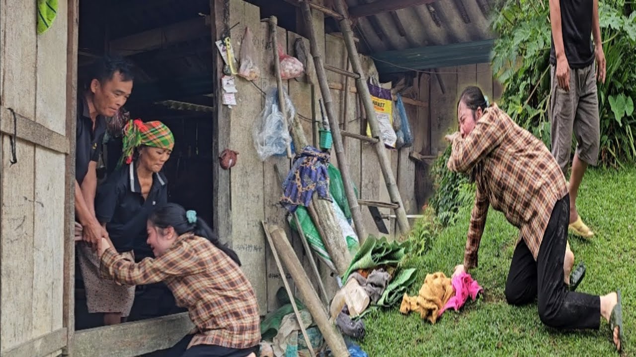 Full video 5 days : was kicked out of the house by her husband's parents, no place to live