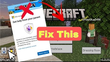 How to Fix Parent sign-in in Minecraft 1.21.81 | How to sign in Minecraft 1.21.81 |