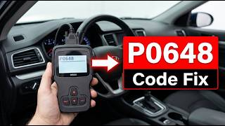 How To Fix P0648 Code - Immobilizer Lamp Control Circuit - Car Wont Start Fix