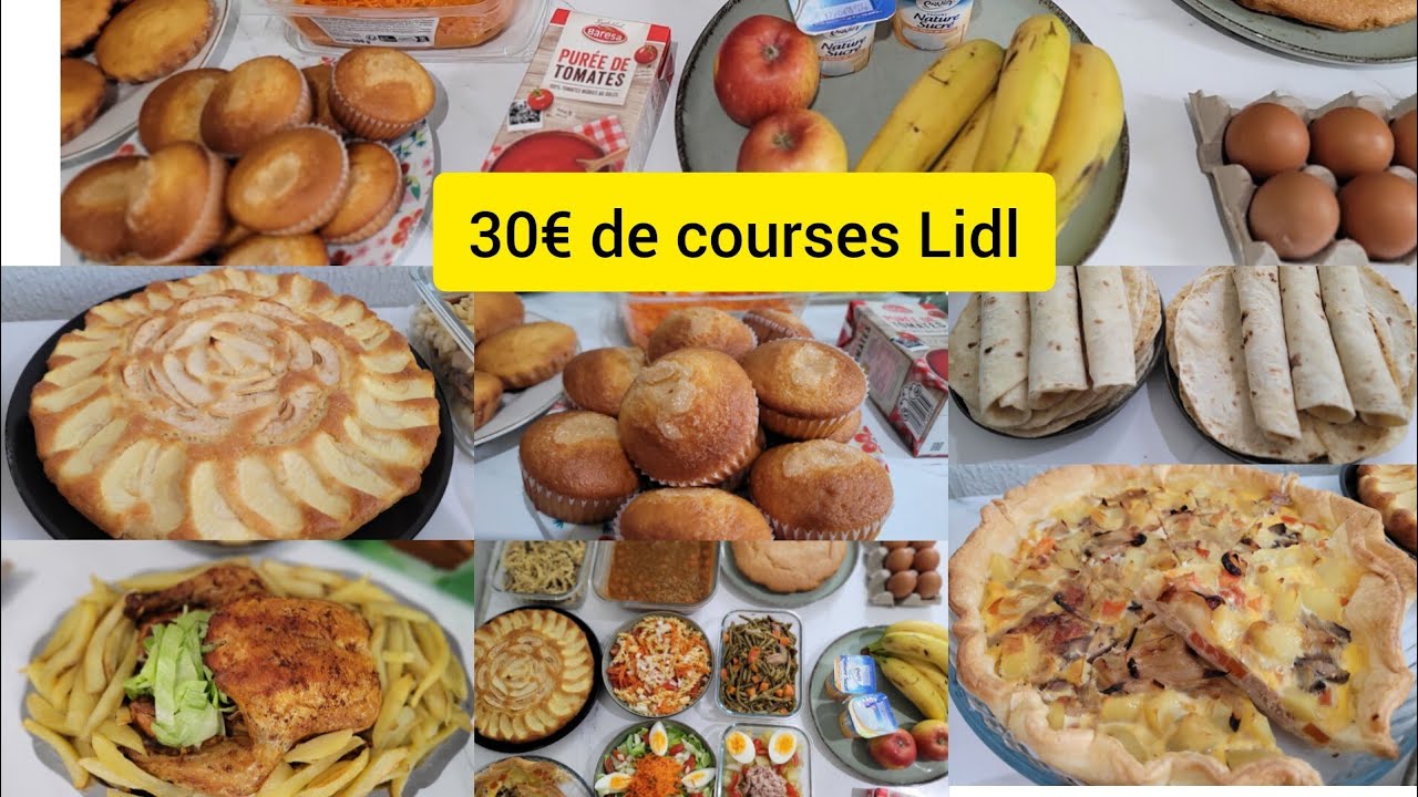 Batch-cooking meal prep à 30€ Lidl/ Repas, goûter et desserts petit budget à congeler