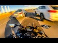 Getting active on a zx10r in traffic