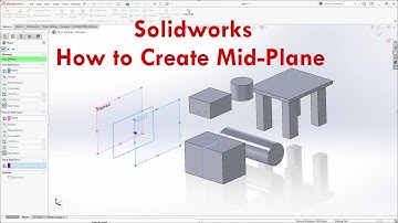 How to create Mid plane | Solidworks 2022| Solidworks Tips & Tricks | Solidworks Tutorial | Short#1
