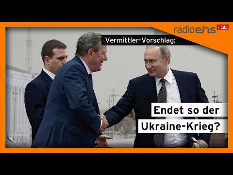 Putin wants Schröder as mediator – The week's opening commentary