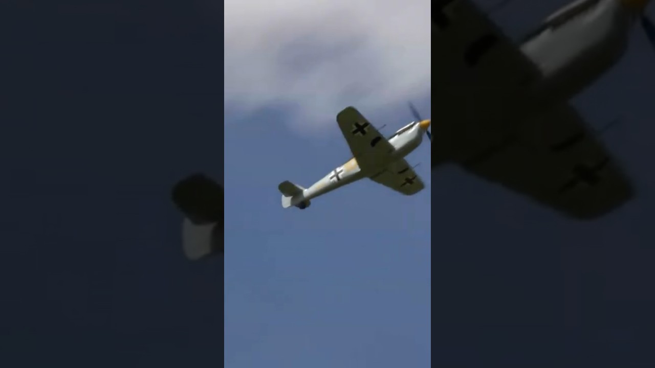 Beautiful Merlin Flyby Sound - ME-109 Lookalike 