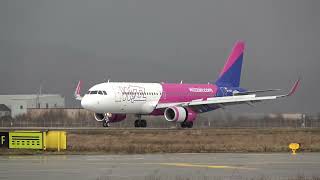 Wizz Air A320, 9H-WZV, landing at #CLJ #runway25