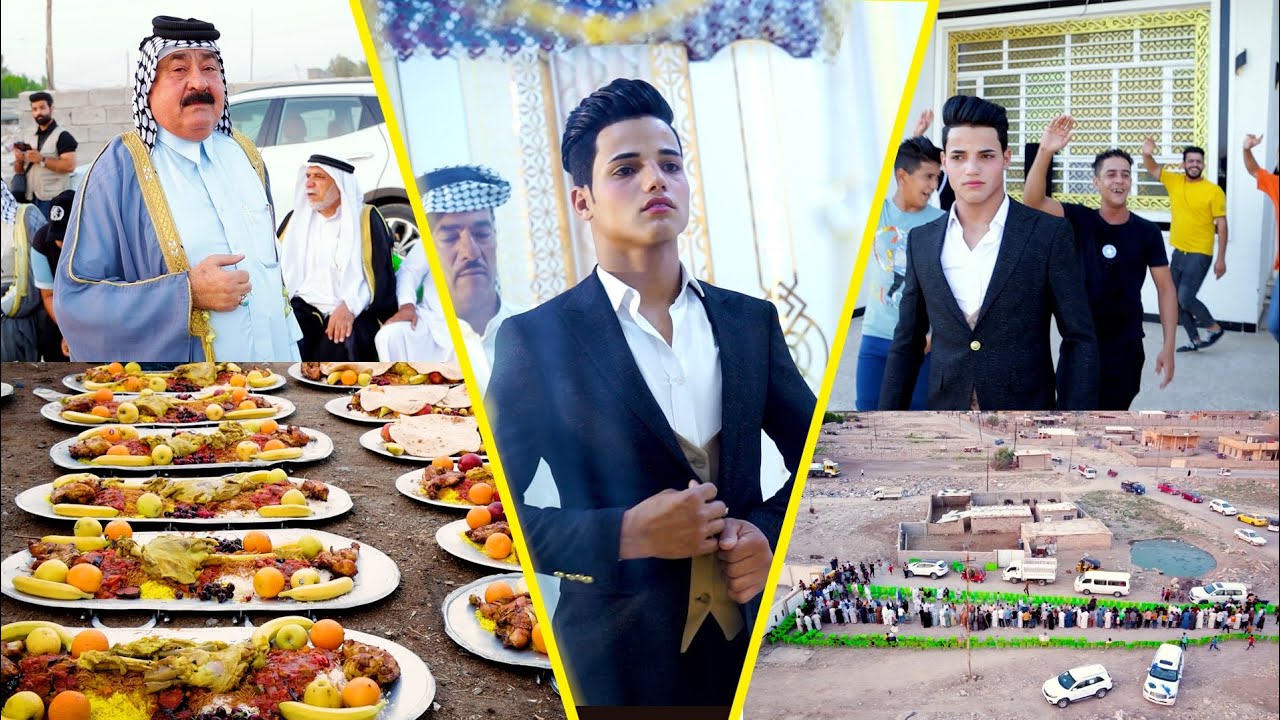 اكبر مأدبة طعام لقبيلة عتاب  بحف زفاف ( علي الفوادي ) الف مبروك