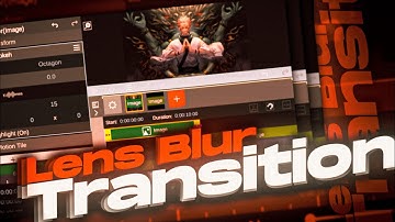 Lens blur transition like after effects in Node Video