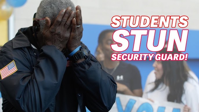 Virginia high school students surprise janitor with SUV - YouTube