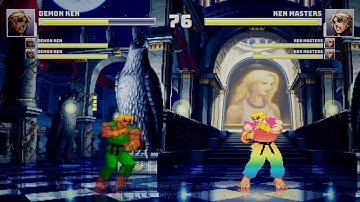 Unreal Fighter 2D - Game Modes Progress 2 / Team Mode (Mahvel vs Capcom)