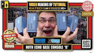 Star Wars Diorama - Hoth Echo Base Console style &quot;B&quot; - 3.75 Action Figure Diorama DIY Tutorial