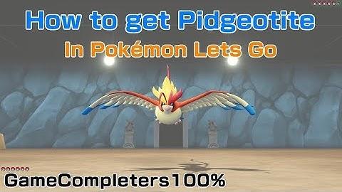 How to get Pidgeotite/Mega Pidgeot in Pokemon Lets Go Pikachu & Eevee