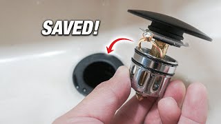 Installing This Anti-Clogging POP-UP Drain Stopper Will Save You Thousands! | Bathroom How To DIY