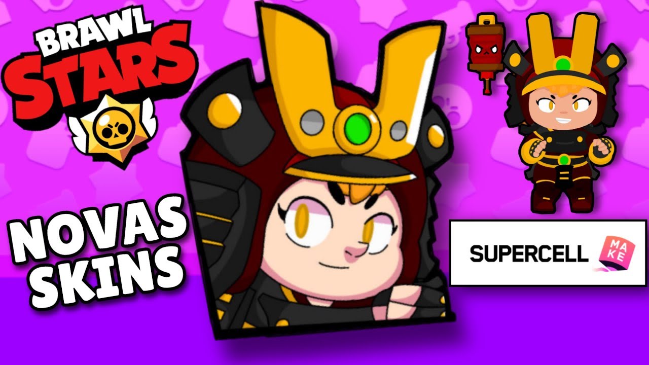 NOVA SKIN BEA SAMURAI NO BRAWL STARS! SUPERCELL MAKE 