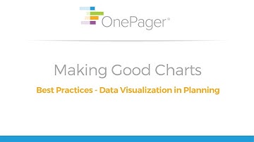 Best Practices - Data Visualization in Planning Part 1