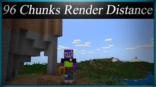 Minecraft Bedrock Edition at 96 Chunks Render Distance | Windows 11 - Noctua CPU Cooler Test