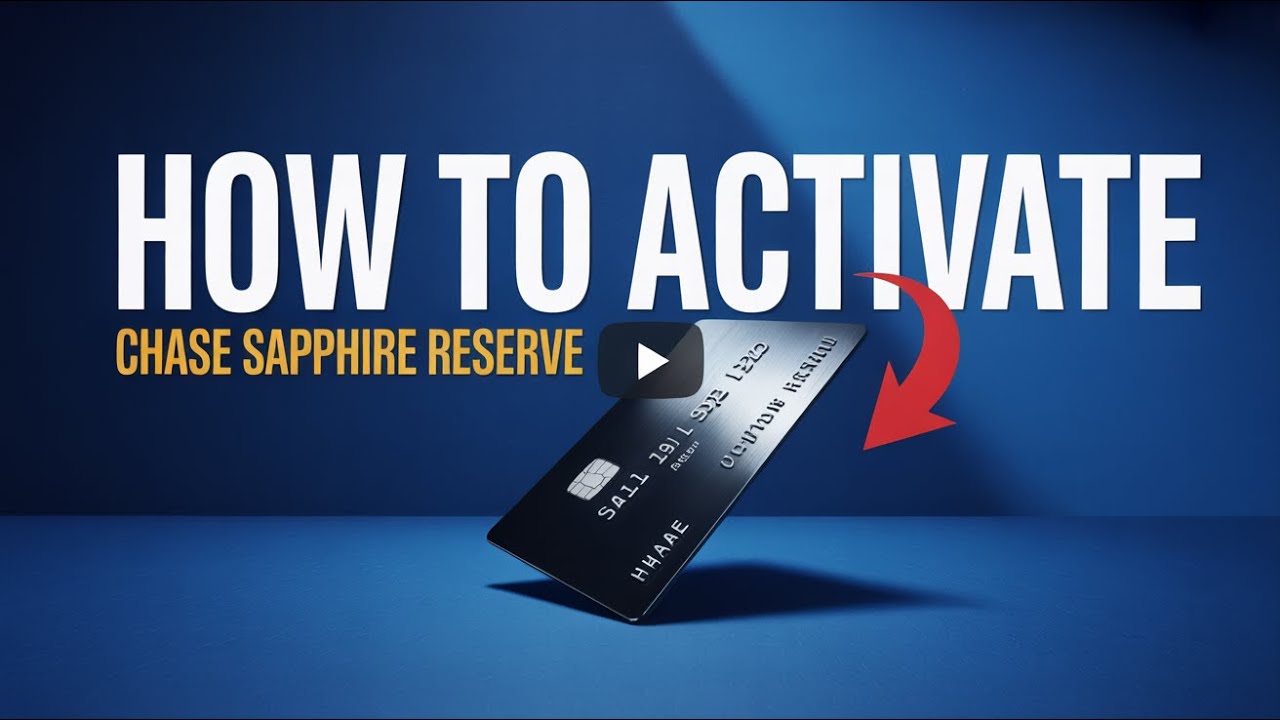 How to Activate Your Chase Sapphire Reserve Card (Metal Card)