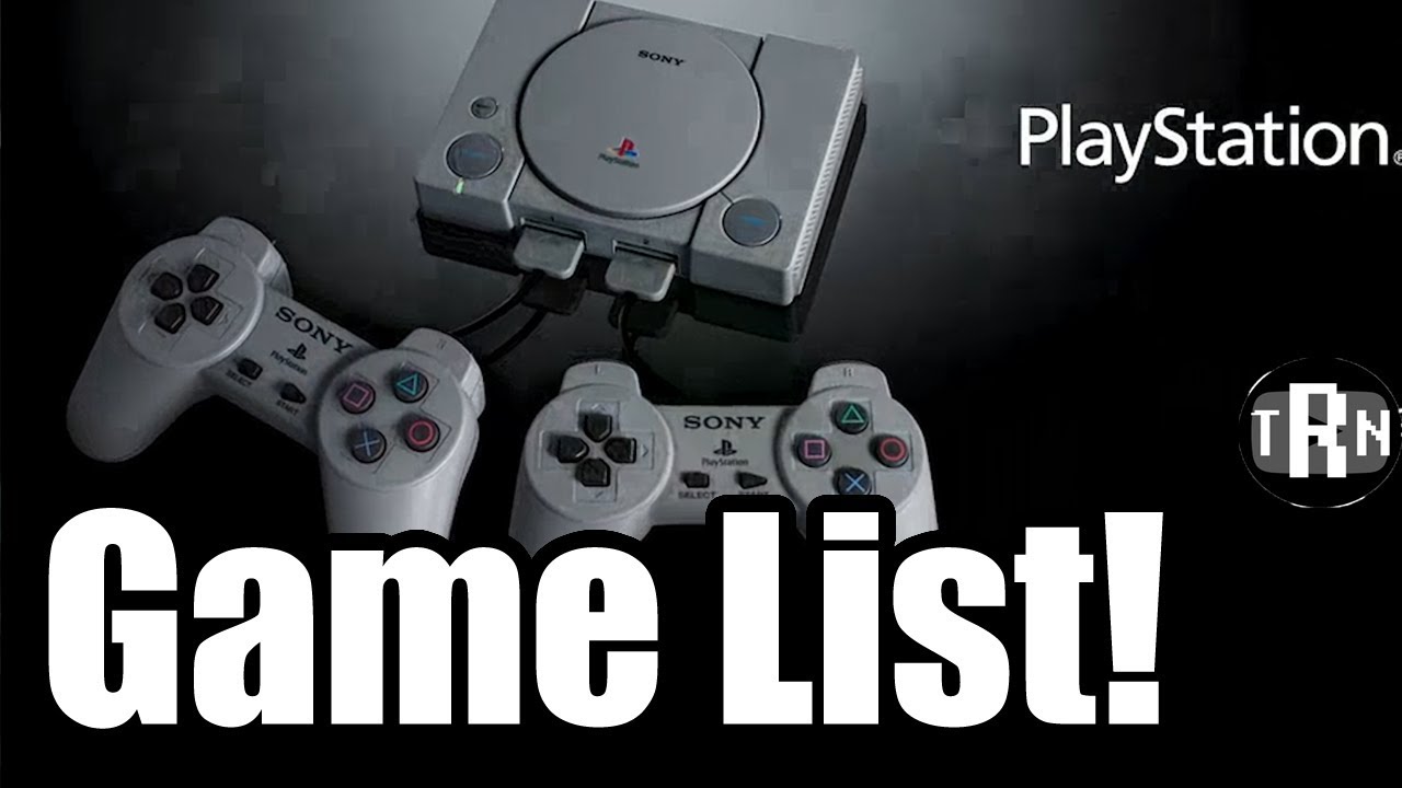 Playstation Classic Game List Announced YouTube