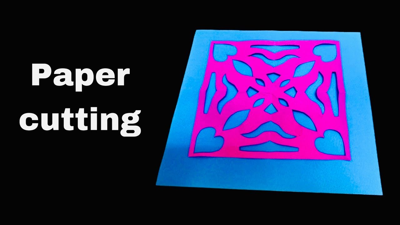 Cutting paper decor easy / Easy Paper Crafts / Very Simple - YouTube