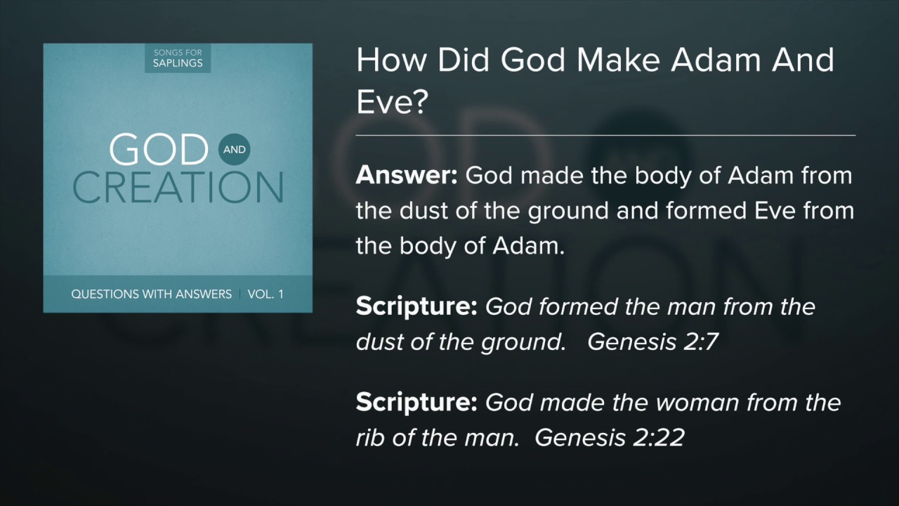 19. How Did God Make Adam And Eve? Questions with Answers (Lyric