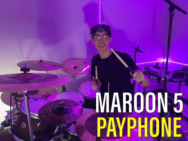 Payphone by Maroon 5 ft. Wiz Khalifa | Nate Mueller Drum Cover! class=