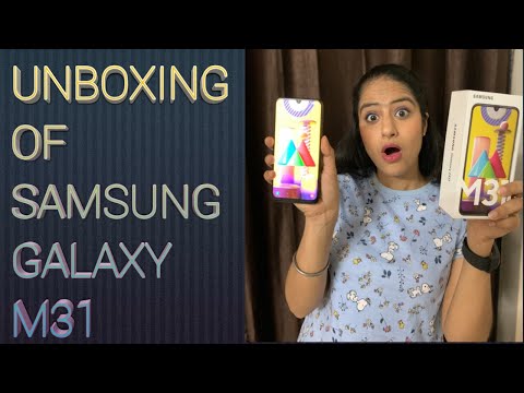 Unboxing of Samsung M31 Galaxy Phone (8GB RAM/128GB Memory) | Dive In Vines