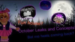 October Leaks And Concepts! New Halloween Halo 2020! || Roblox Royale High