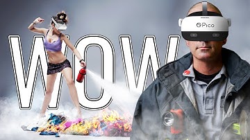 Air Force Base launch Amazing Fire Extinguisher Training VR App | Pico Neo 2
