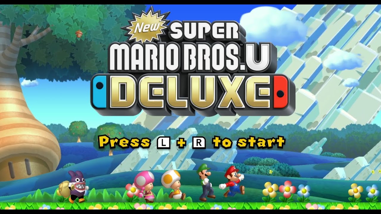New Super Mario Bros U Deluxe - Acorn Plains 100% Playthrough