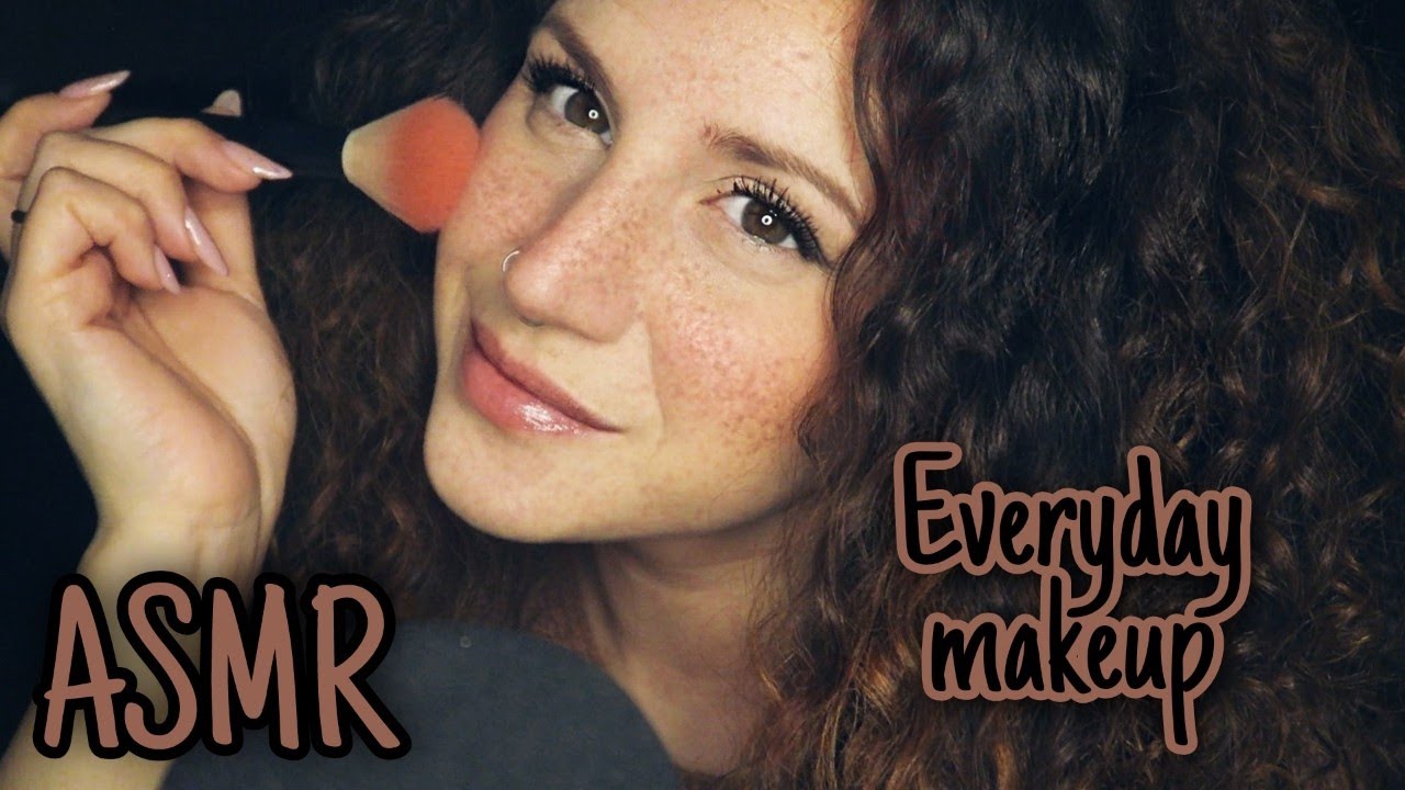 ASMR ita• ✨GRWM  LOW COST✨ Come mi TRUCCO OGNI GIORNO 💗 👁️(occhio incappucciato) fresco e naturale❤️