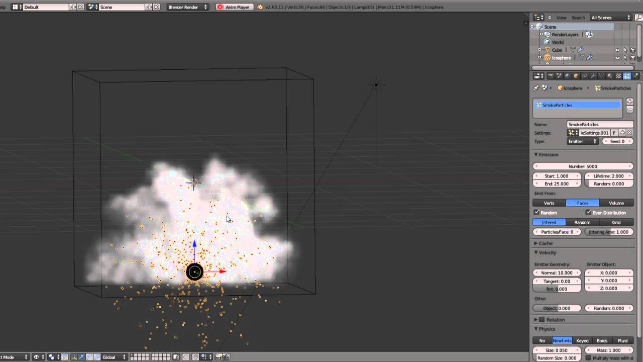 Blender Inside Out - 10.2 Smoke Simulation - YouTube