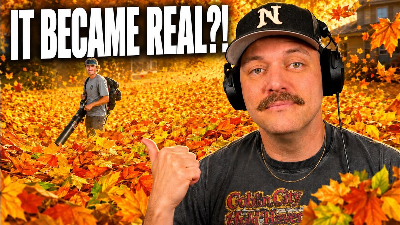 I Played a Leaf Blowing Game… Then THIS Happened Outside My House