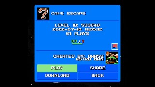 Mega Man Maker v1.7.5: CAVE ESCAPE (ID: 533246)