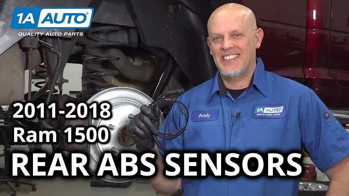 How to Replace Rear ABS Sensors 2011-2018 Ram 1500
