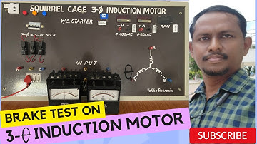 Brake Test on  Three phase Induction Motor
