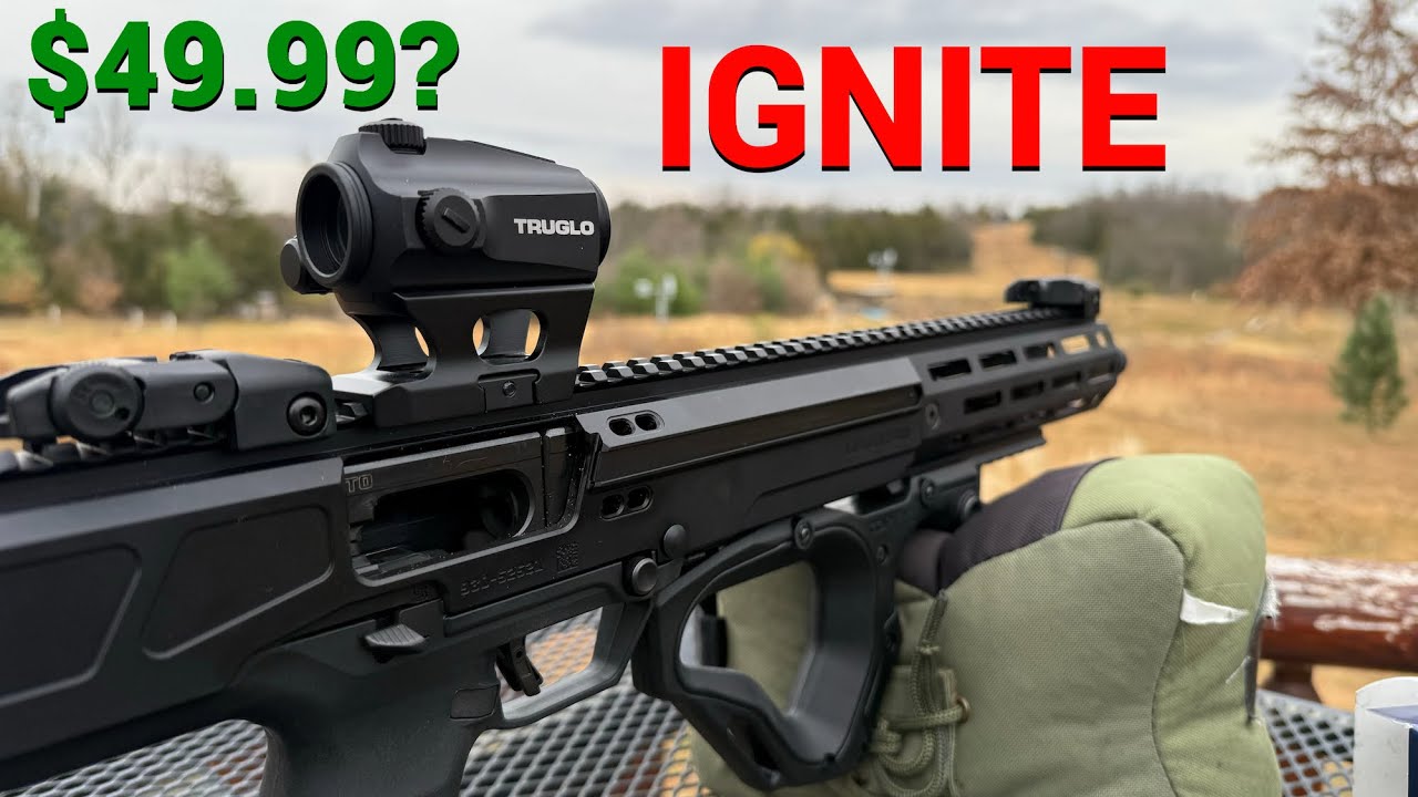 実物 TruGlo TRU-POINT ドットサイト TruGlo Triton 1x28mm Sight - YouTube