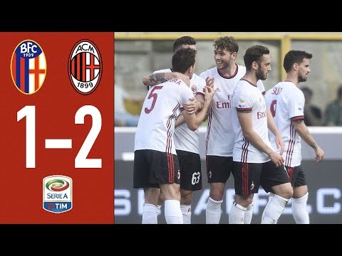 Highlights Bologna 1-2 AC Milan - Serie A 2017/2018
