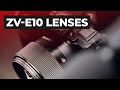 The best lenses for the sony zve10