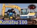 #حفار كوماتسو 100 وارد اليابان 🇯🇵