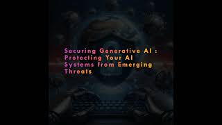 How to Secure Generative AI Systems — Threats, Risks and Best Practices | Tech Horizon with Anand