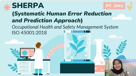 SHERPA (Systematic Human Error Reduction and Prediction Approach)