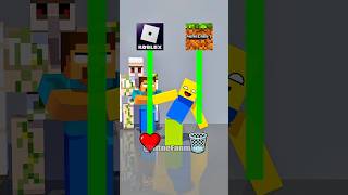 Minecraft vs Roblox! Part 2 ( Hindi ) #shorts #minecraft #tranding