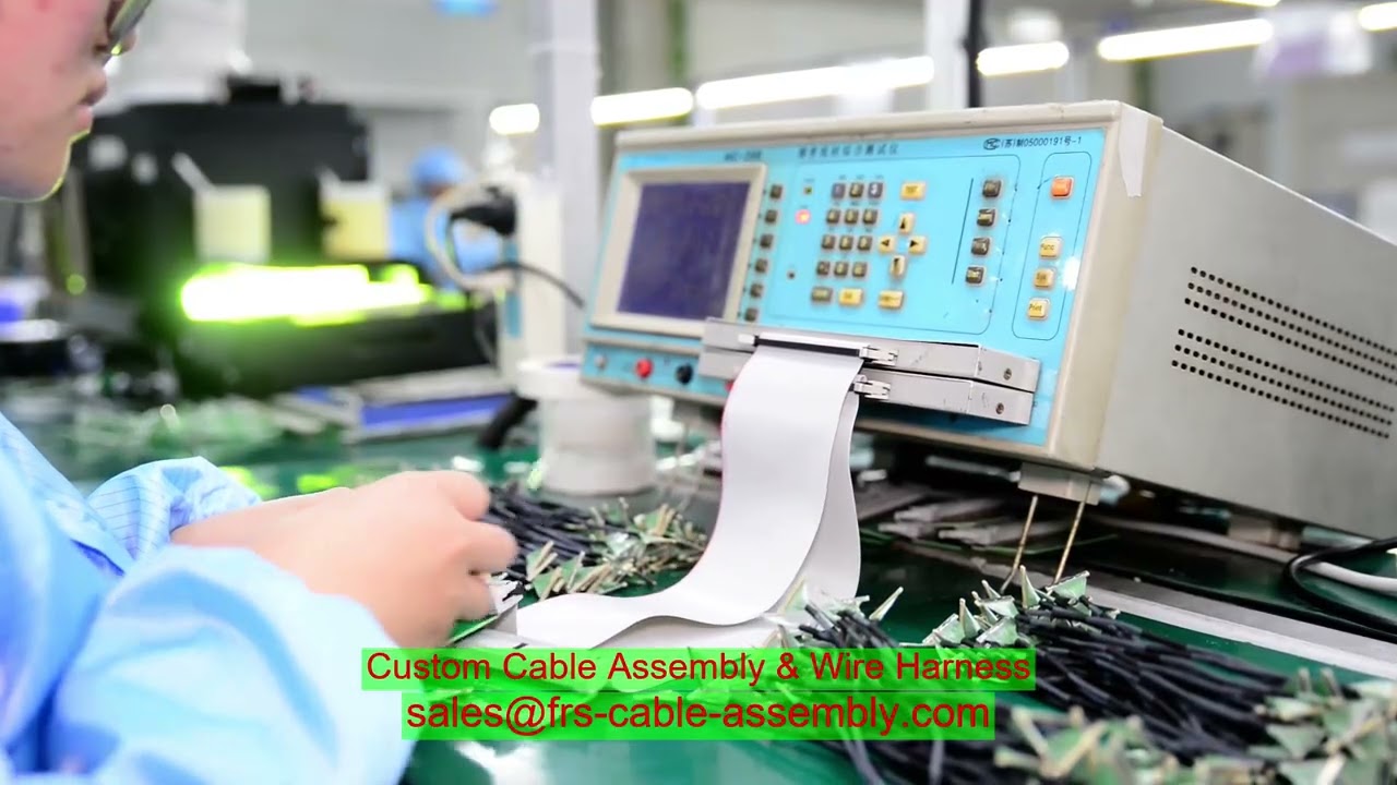 Custom Wire Harness China LVDS Cable Assembly Manufacturer Cables for Portable Video Systems