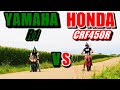 YAMAHA R1 VS. HONDA CRF450R!