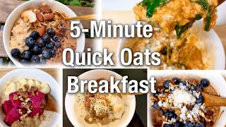 オートミール5分簡単朝食‼︎ 5-Minute Quick Oats Breakfast | Easy & Healthy
