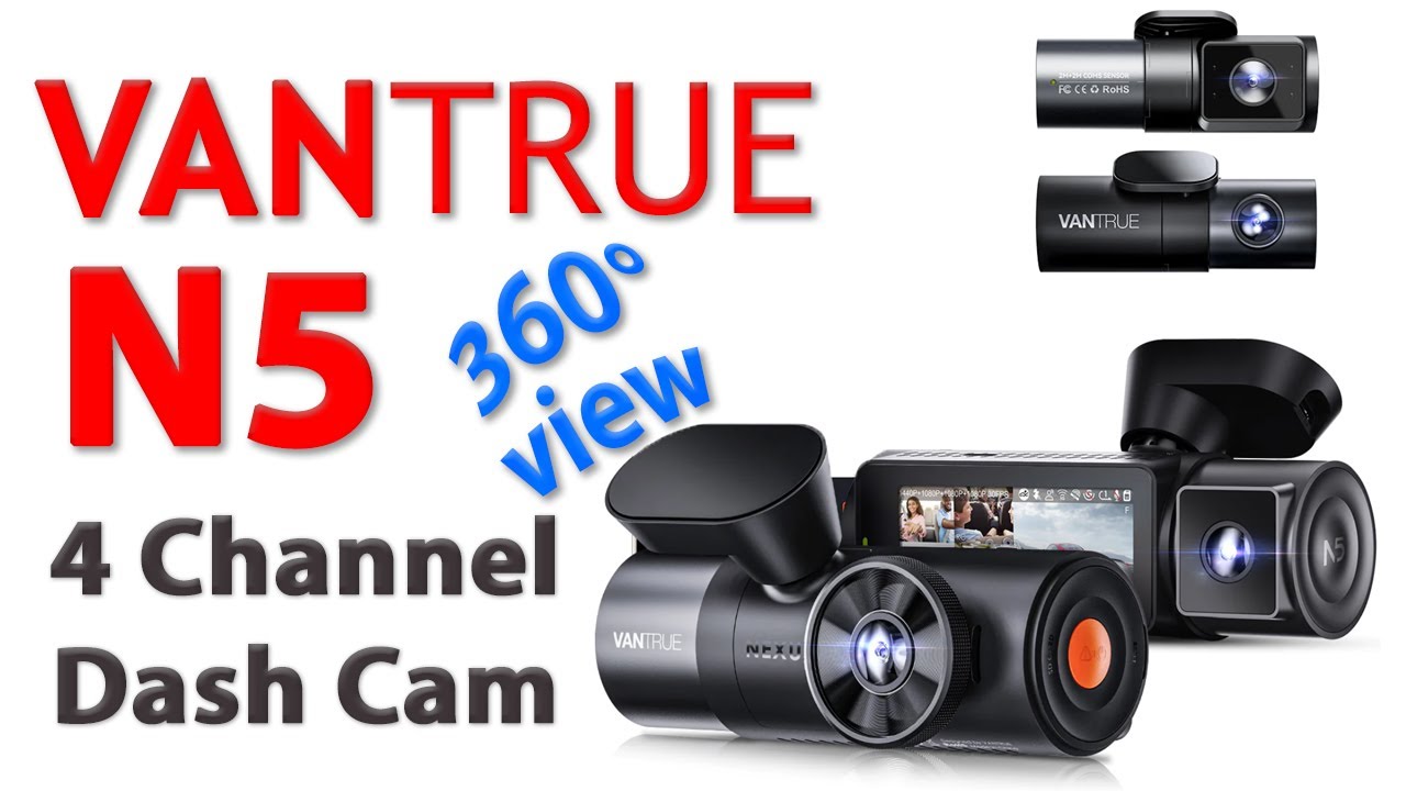 VANTrue N5 4-Channel Dash Camera - Sample Footage 