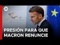 🇫🇷 FRANCIA | Aumenta la PRESIÓN sobre MACRON para que RENUNCIE
