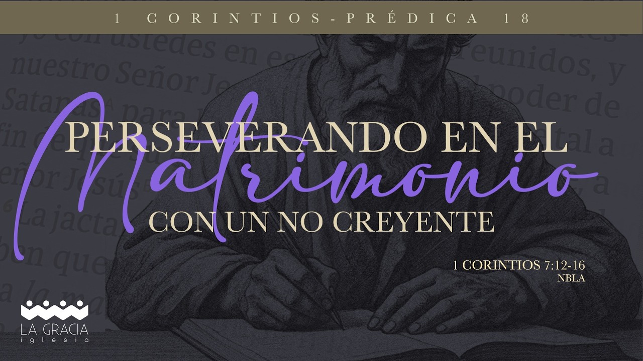 PERSEVERANDO EN EL MATRIMONIO CON UN NO CREYENTE - YouTube