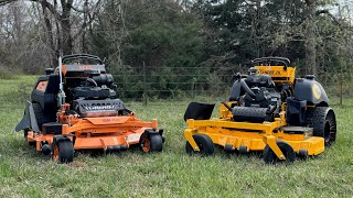 Scag vs Wright stand on mowers