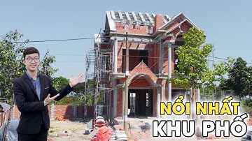 Ghé thăm tiến độ công trình nhà phố mái Thái cực kỳ đồ sộ tại Long Điền, Vũng Tàu